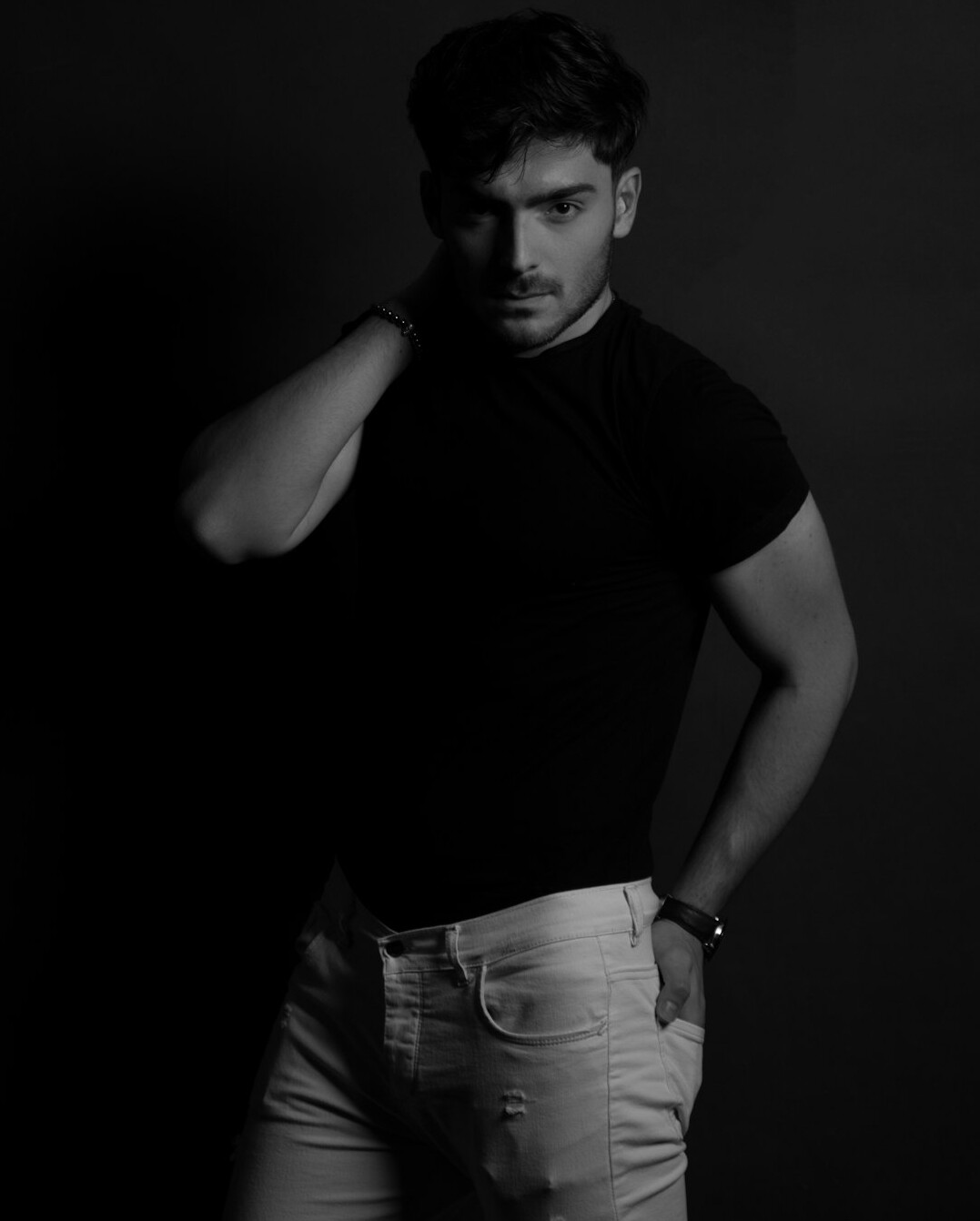 Danish male lead photographer studio portrait